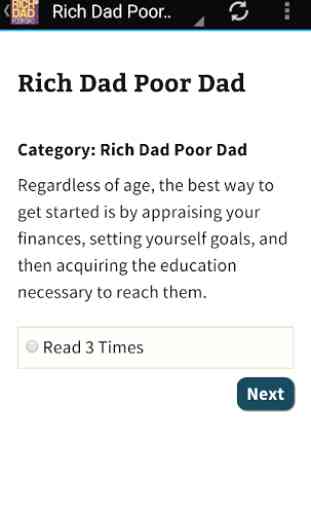 Learn Rich Dad Poor Dad 3