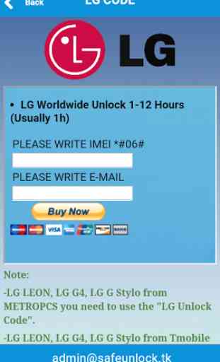 LG Sim Unlock Code 3