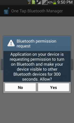 One Tap Bluetooth Manager 1
