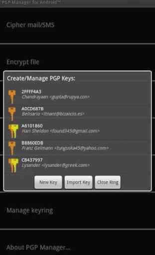 OpenPGP Manager 1