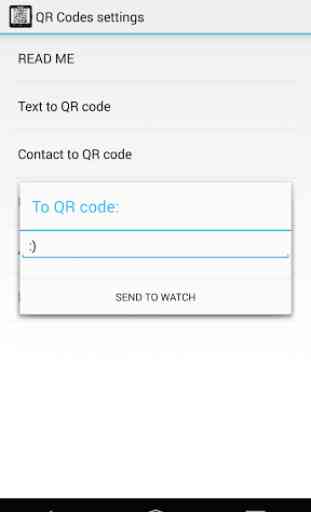 QR Codes for Smartwatch 2 3