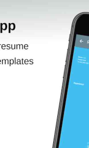 Resume App 1