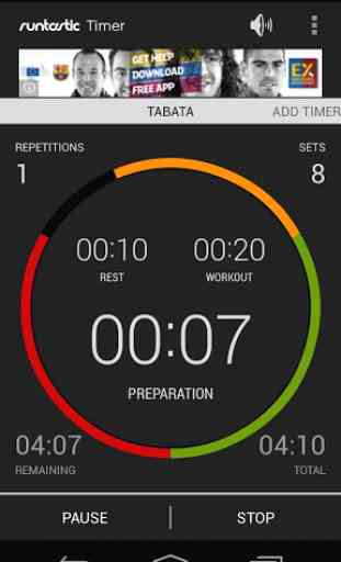 Runtastic Workout Timer App 1