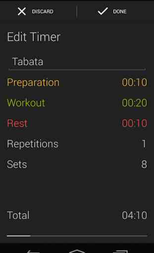 Runtastic Workout Timer App 2