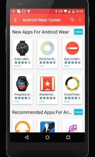Smartwatch Center Android Wear 1