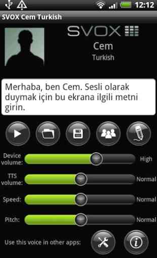 SVOX Turkish/Türk Cem Trial 1