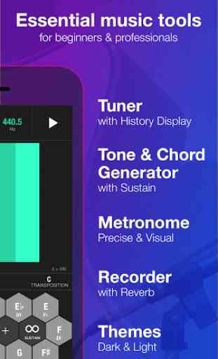 Tunable: Tuner, Metronome, Rec 2