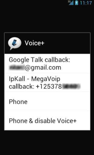 Voice+ (Google Voice callback) 3