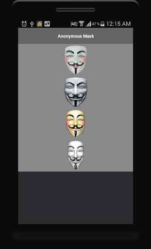 Anonymous Mask Photo Maker Cam 3