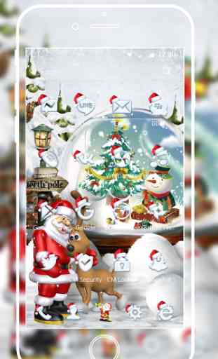Merry Christmas Santa theme 3D 4