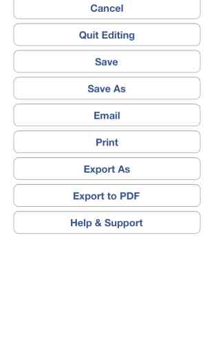 Open Word Processor & Reader Professional for iPhone 2