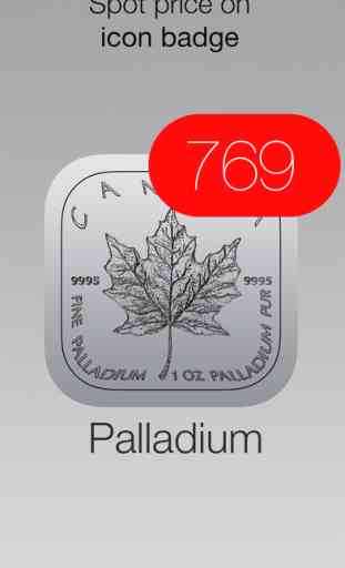 Palladium Price Watch FREE - with live widget 4