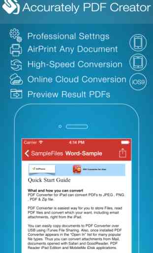 PDF Creator for iPhone 1