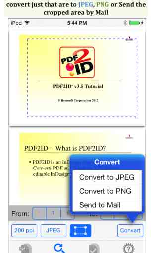PDF to JPEG by PDF2Office - the PDF Converter for iPhone 3