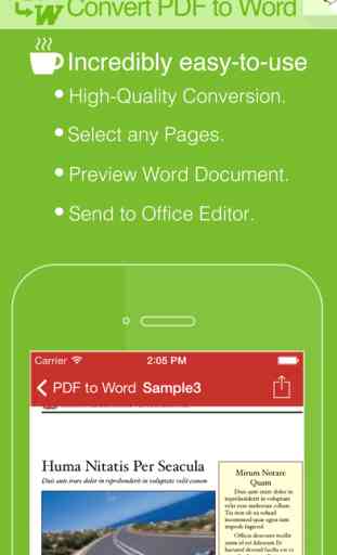 PDF to Word Pro - Convert PDF to Word Converter 2