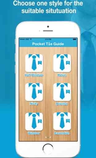 Pocket Tie Guide - Easy Necktie knot 2