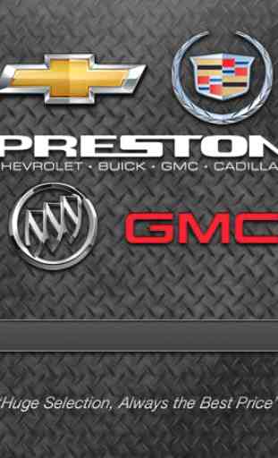 Preston Chevrolet Buick GMC Cadillac Ltd DealerApp 1