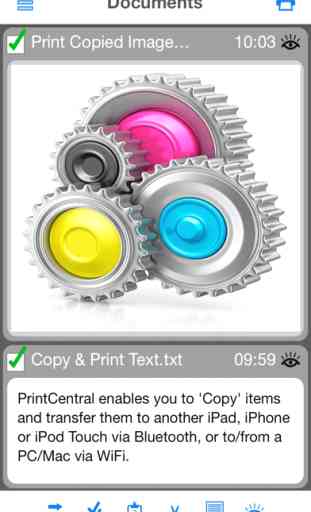 PrintCentral for iPhone 2