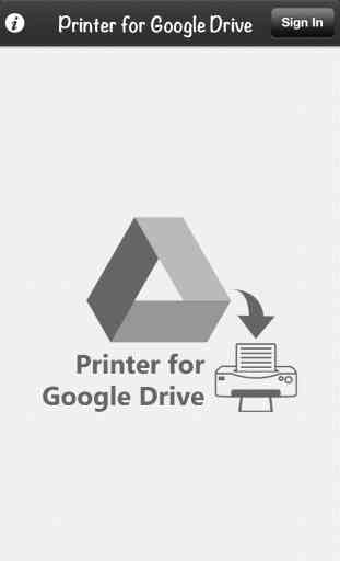Printer for Google Drive 1