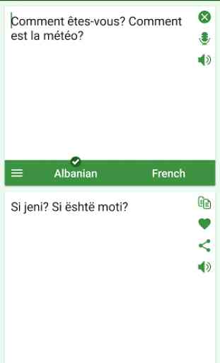 Albanian - French Translator 2