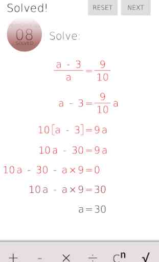 Algebra Practice - Mathilda 3
