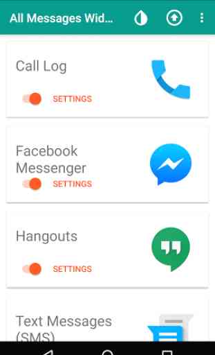 All Messages Widget 2