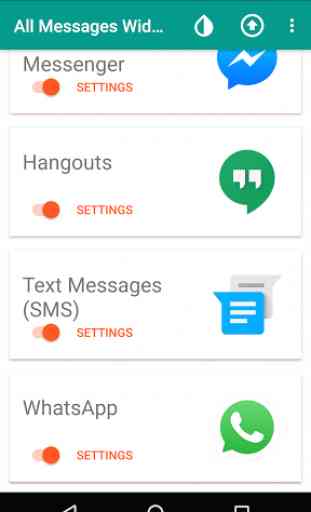 All Messages Widget 3