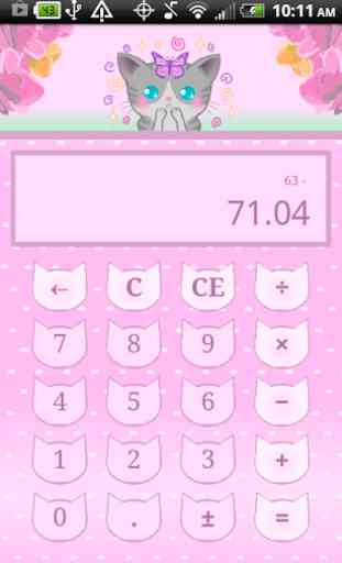 Calculator Kitty FREE 3