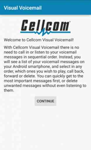 Cellcom Visual Voicemail 1