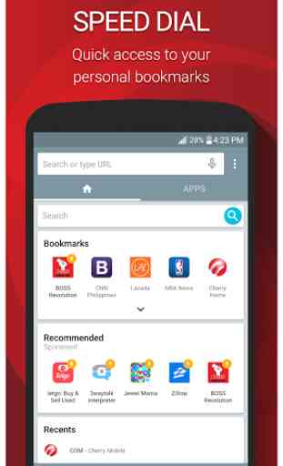 Cherry Mobile Browser 1