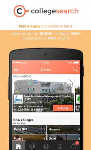 CollegeSearch Online Admission 1