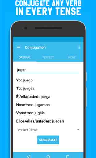 Conjugate Spanish Verbs 1