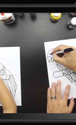 Draw Cartoons 3D Learning 3