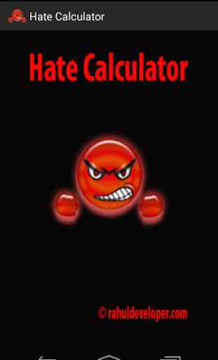 Hate Calculator 1