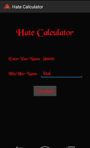 Hate Calculator 2