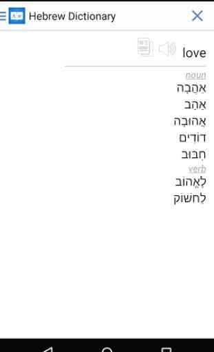 Hebrew Dictionary + 2