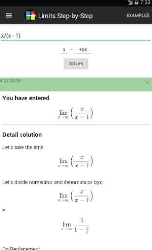 Limits Step-by-Step Calculator 1