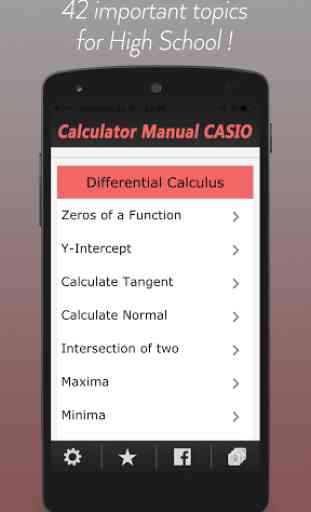 Manual for CASIO Calculator 1