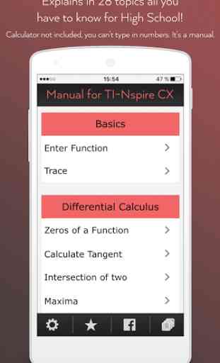 Manual TI-Nspire CX Calculator 1