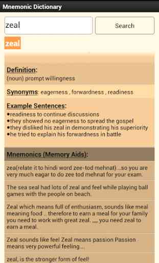 Mnemonic Dictionary 3