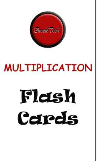 Multiplication Flash Cards 2