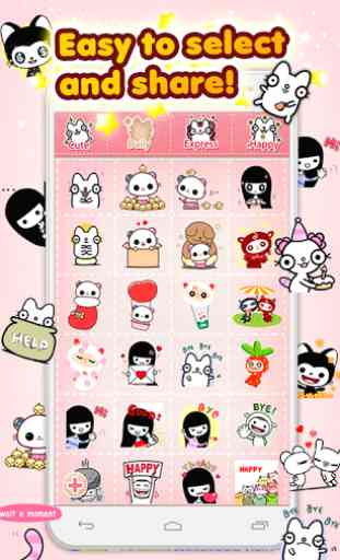 My Chat Sticker EMOJI - Cute! 2
