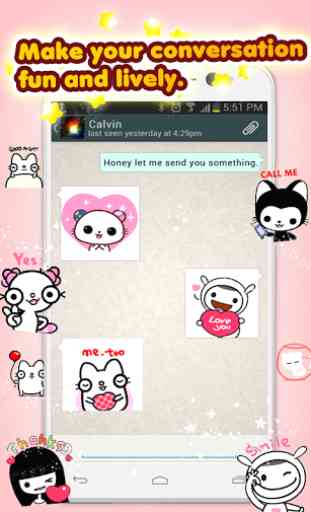 My Chat Sticker EMOJI - Cute! 3