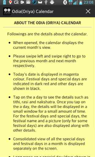 Odia (Oriya) Calendar 2