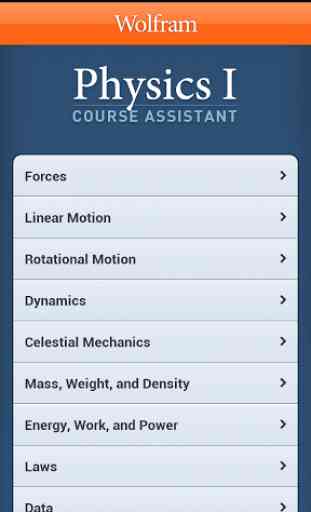 Physics I Course Assistant 1