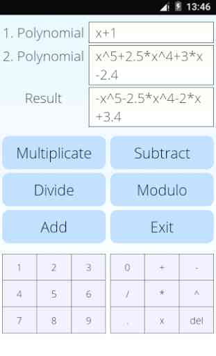 Polynomial Calculator 2