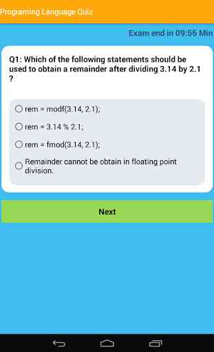 Programming Language Quiz 4