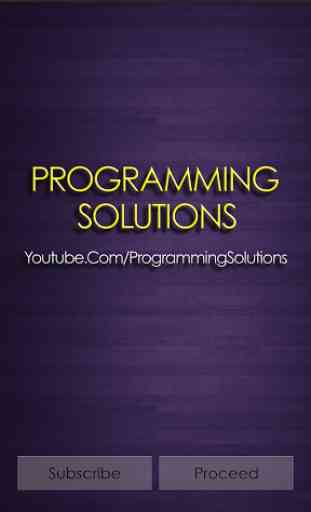 Programming Solutions 1