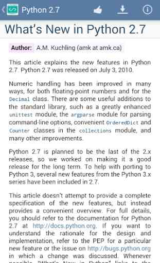 Python Documentation 2.7 3