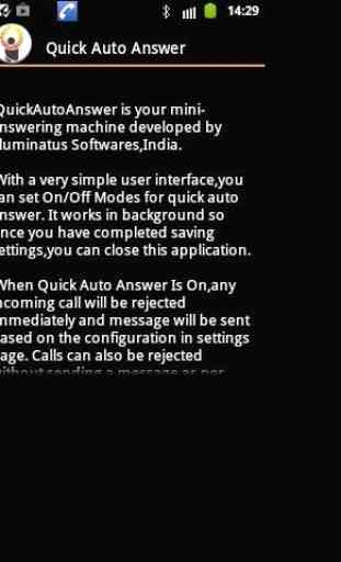 Quick Auto Answer 2